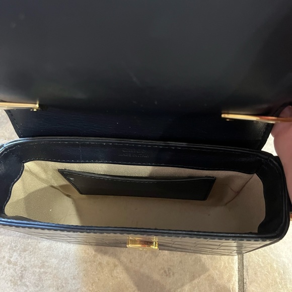 Chloe Mini C Croc Leather Bag - Picture 4 of 11